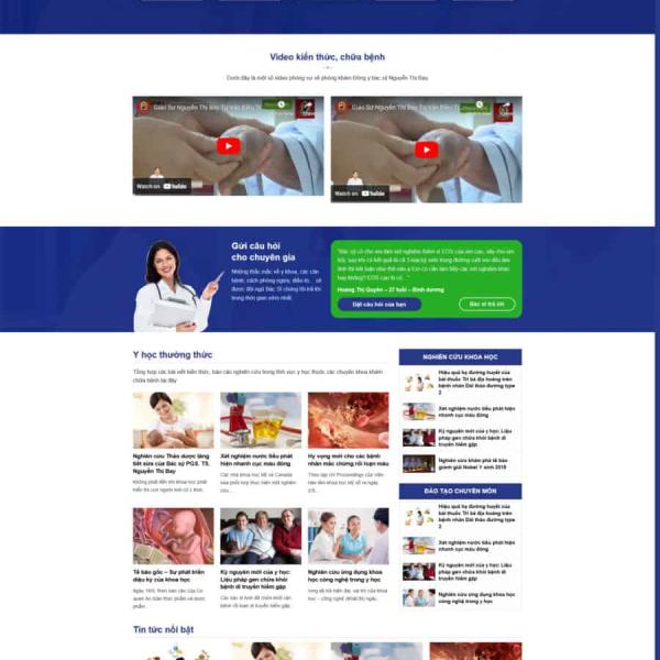 Theme WordPress phòng khám