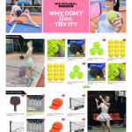 Theme WordPress shop bán dụng cụ thể thao pickleball