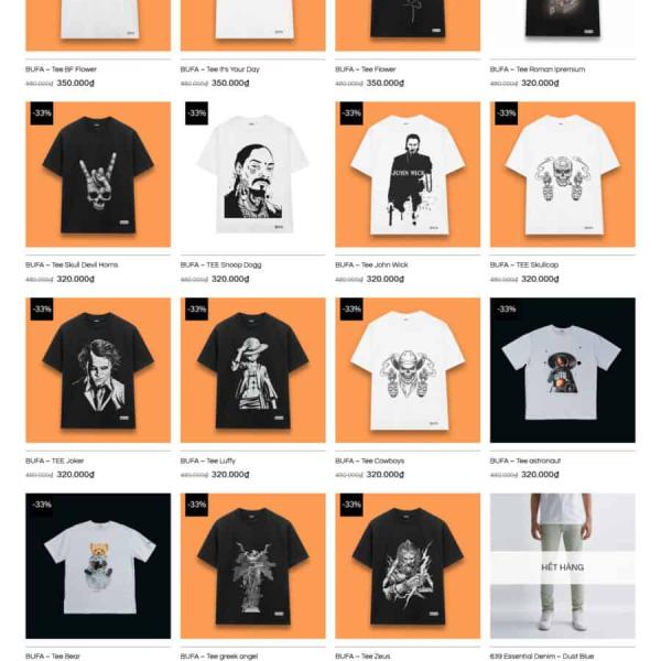 Theme WordPress bán quần áo
