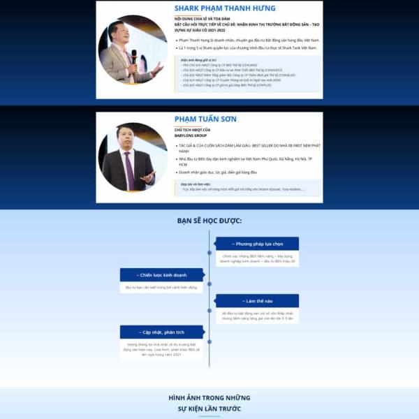 Theme WordPress giới thiệu người nổi tiếng