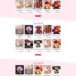 Theme WordPress shop hoa tươi 03