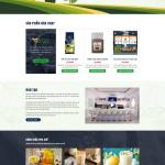 Theme WordPress shop nguyên liệu trà sữa 2