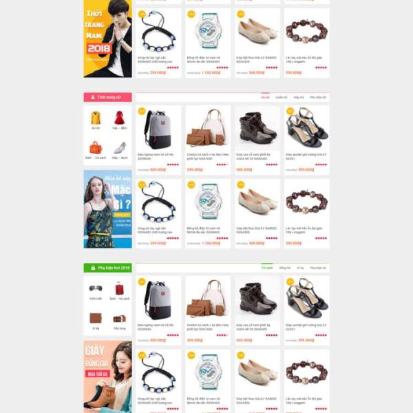 Theme WordPress shop thời trang 2 bản fix 5/3/2025