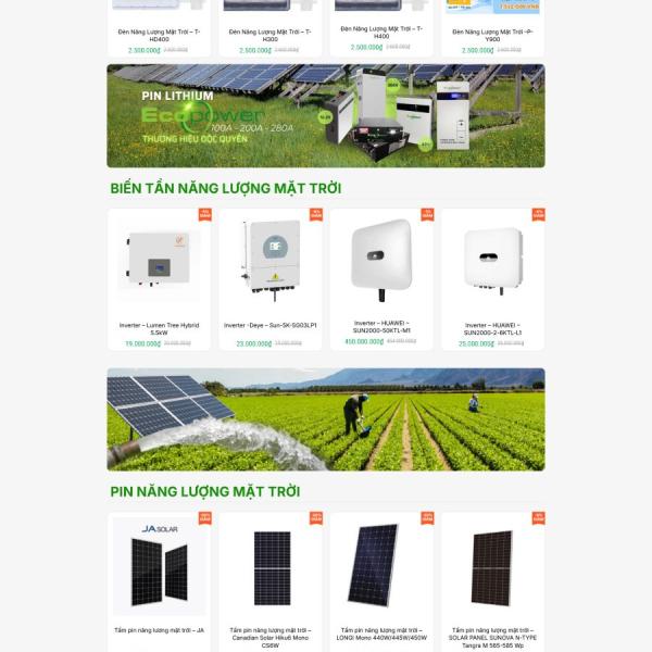 Theme WordPress năng lượng mặt trời solar3