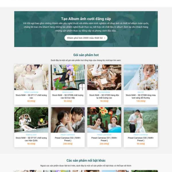 Theme WordPress bán file đồ họa stock