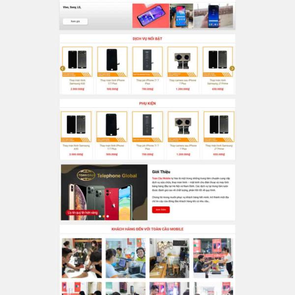 Theme WordPress sửa điện thoại 2
