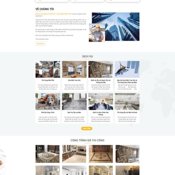 Theme WordPress công ty sơn sửa cải tạo nhà cửa