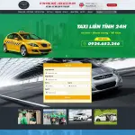 Theme WordPress taxi 4 có tính phí tự động chuẩn đẹp