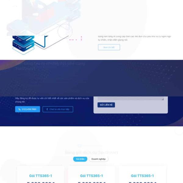 Theme WordPress dịch vụ công nghệ
