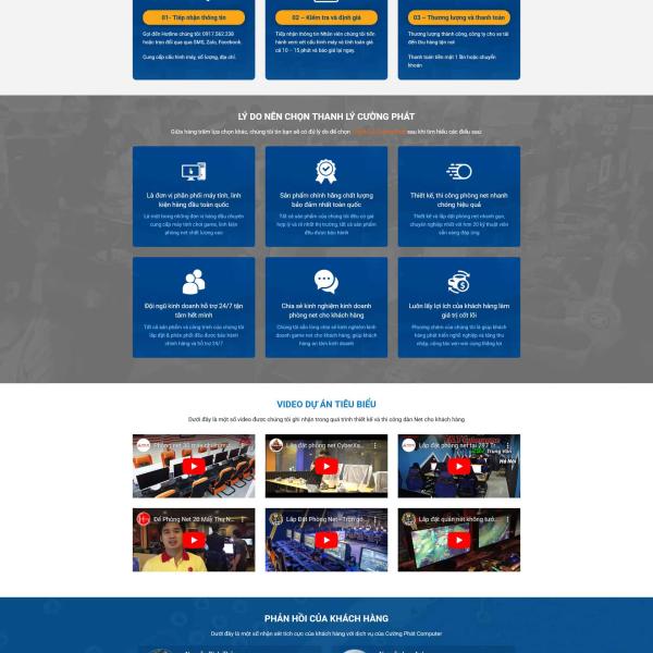 Theme WordPress công ty thanh lý đồ cũ 2