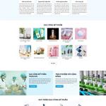 Theme WordPress gia công mỹ phẩm