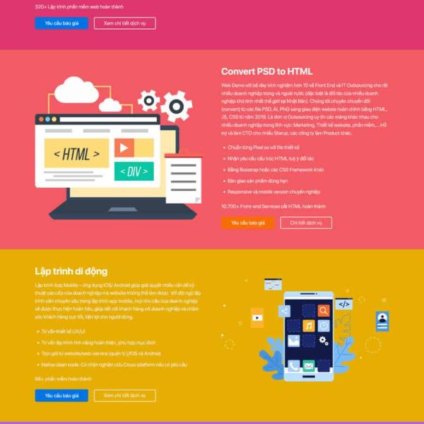 Theme WordPress công ty thiết kế website 6