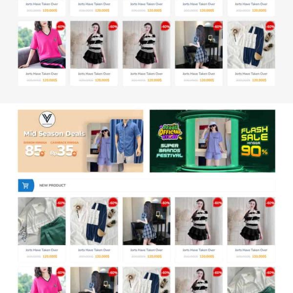 Theme WordPress thời trang quần áo 10