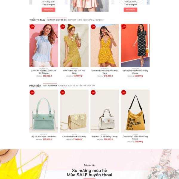 Theme WordPress shop quần áo thời trang 21
