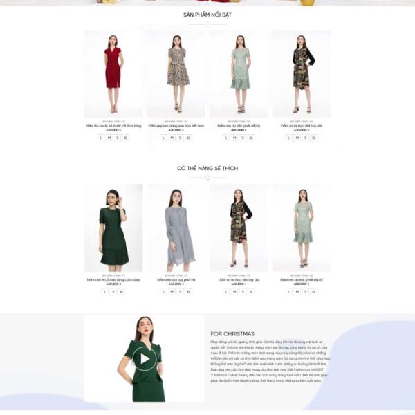 Theme WordPress bán hàng thời trang 2
