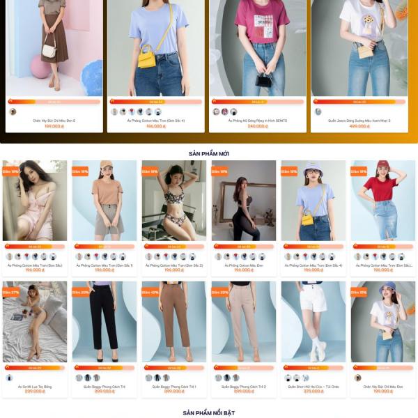 Theme WordPress thời trang quần áo 33