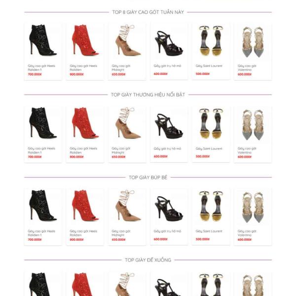Theme WordPress thời trang 5