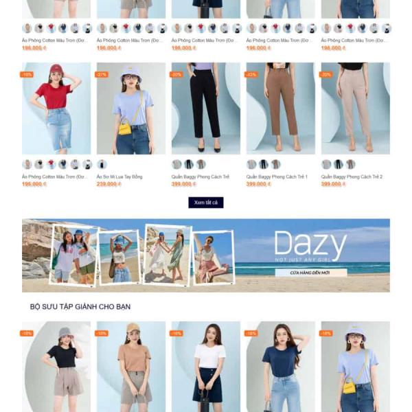 Theme WordPress thời trang 6