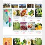 Theme WordPress bán trái cây đặc sản