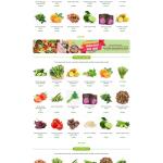 Theme WordPress thực phẩm 26, trái cây sạch