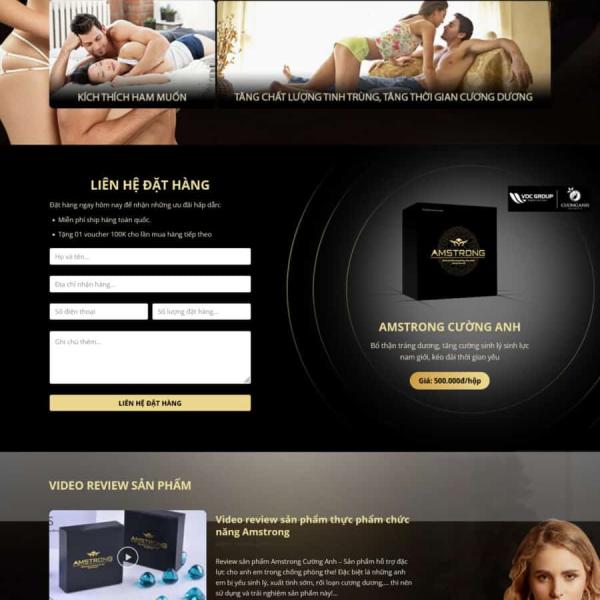 Theme WordPress bán hàng thực phẩm chức năng 3