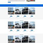 Theme WordPress cho thuê xe du lịch