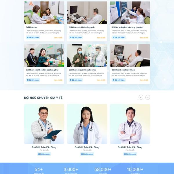Theme WordPress phòng khám tiêm chủng