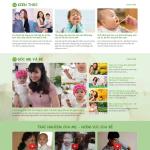 Theme WordPress thực phẩm cho bé