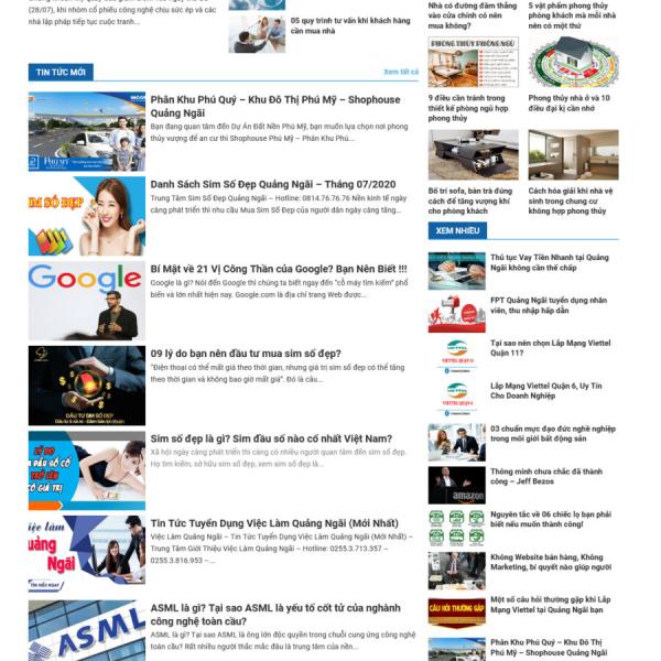 Theme WordPress tin tức 15 chuẩn đẹp