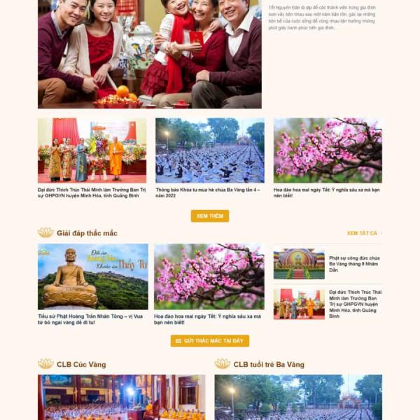 Theme WordPress chùa