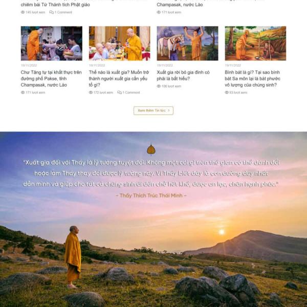 Theme WordPress chùa 3