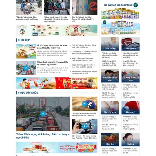 Theme WordPress tin tức 16