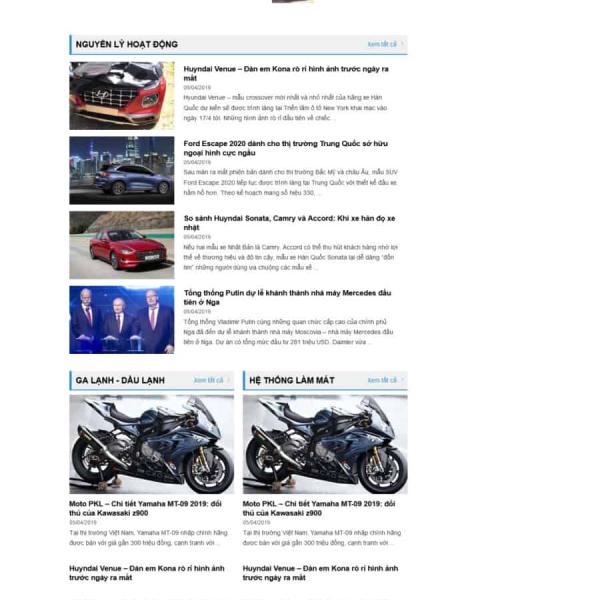 Theme WordPress tin tức 5