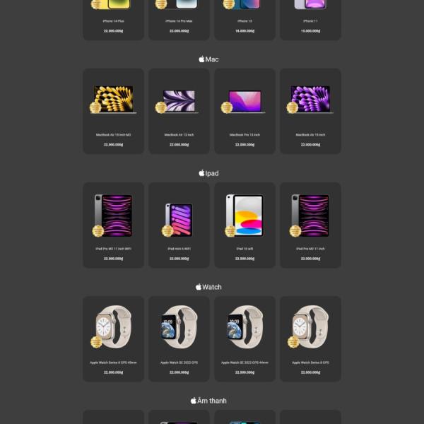 Theme WordPress bán điện thoại giống topzone