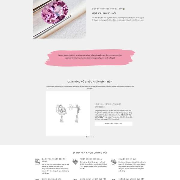 Theme WordPress trang sức 2