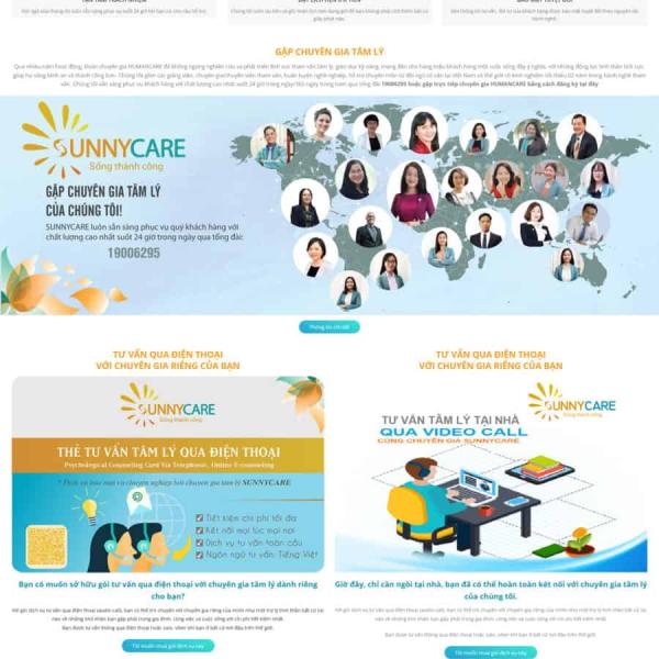 Theme WordPress viện tâm lý