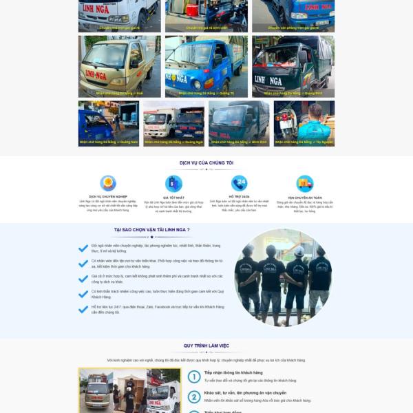 Theme WordPress dịch vụ vận tải chuyển nhà