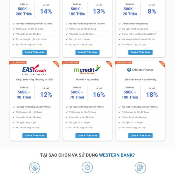 Theme WordPress vay tiền 2