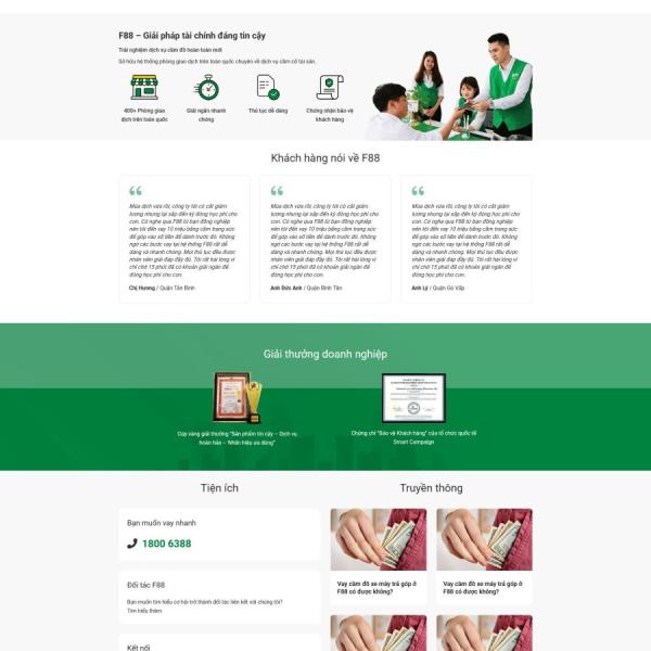 Theme WordPress vay tiền 1
