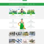 Theme WordPress dịch vụ vệ sinh