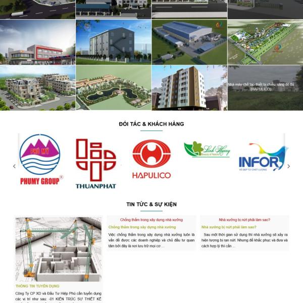 Theme WordPress công ty xây dựng 1