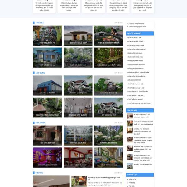 Theme WordPress công ty xây dựng 02