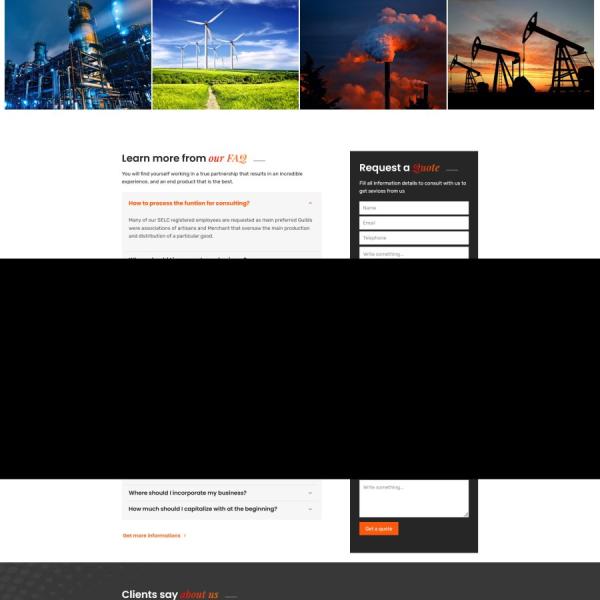 Theme WordPress giới thiệu công ty xây dựng