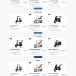 Theme WordPress bán xe điện 1