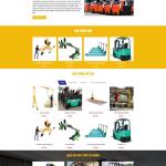 Theme WordPress bán xe nâng 1
