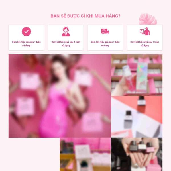 Theme WordPress ladingpape mỹ phẩm xịt thơm