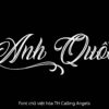Font chữ viết tay, chữ ký mềm mại cho thiệp cưới, đám cưới TH Calling Angels