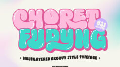 Font chữ hoạt hình TH Choret Fudyng Việt Hóa