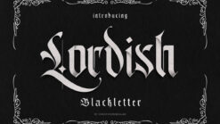 Lordish Font chữ cổ điển, vintage, cổ đại, xưa cũ, cổ trang